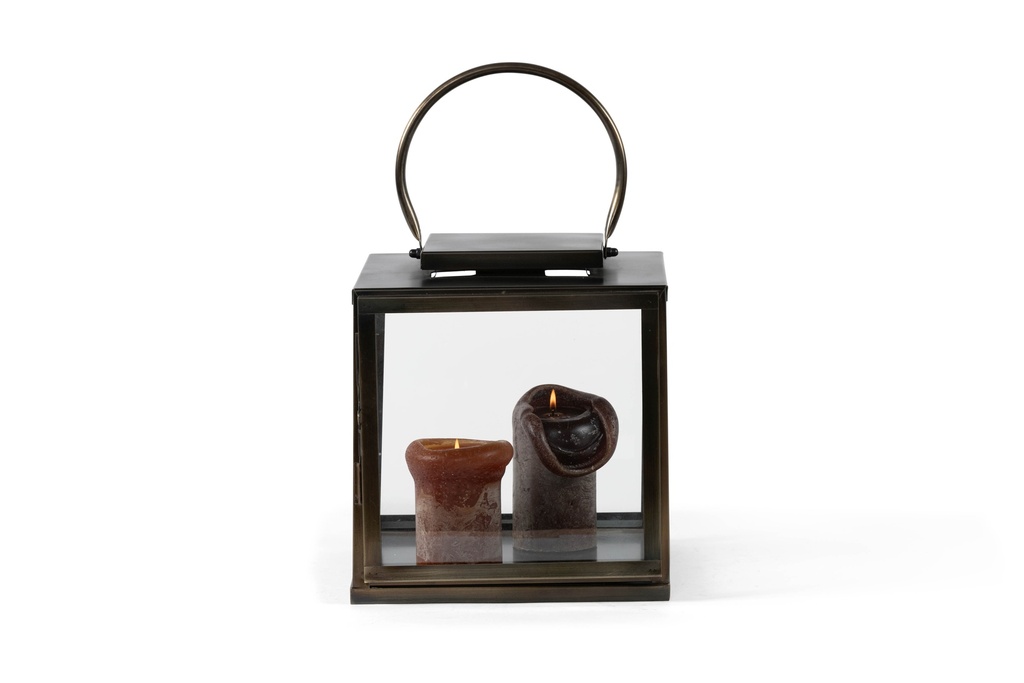 Lantern stainless steel bronze - Ø30x30x33cm - 1/1