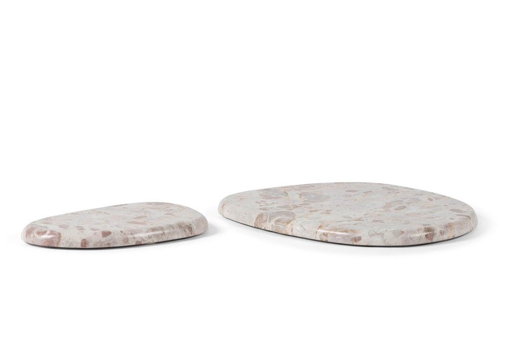 PLATE MARBLE SMALL - MARBLE - BEIGE - SMALL - 22,5x14cmx1,5cm - p/1/4