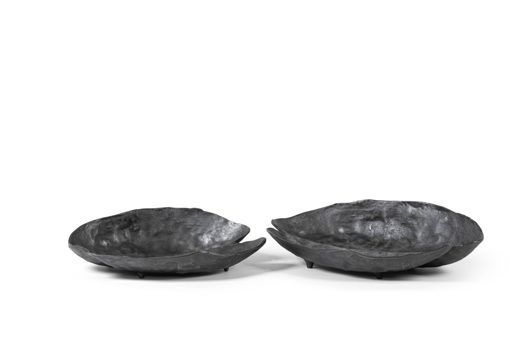DISH ROUGH WASHED GREY - BIG - 52x32x12cm - p/1/4