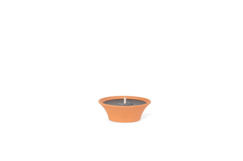 Terracotta pot - Ø 23 x 8cm - 1 - ext. cot. - p/6/250