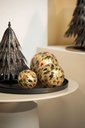 Boll crackeled glass X-mas tree small - Ø7 - p 6 / 60