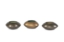 T-Lightholder nickle antique / grey enamel - 13x11x5,5cm - 6/48