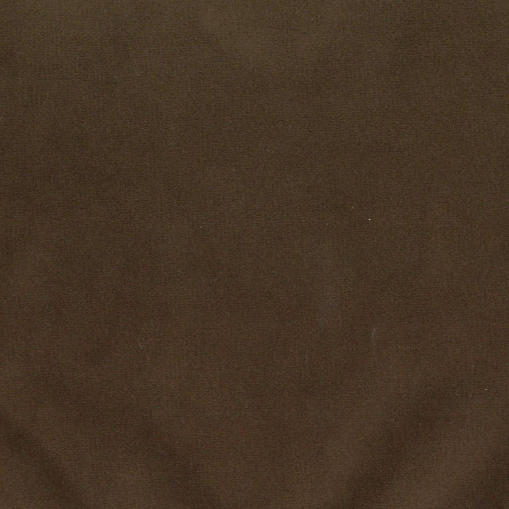 Pouf - velvet fabric - COSMOS CREEK - brown - small - Ø 35x45cm - p/1/1