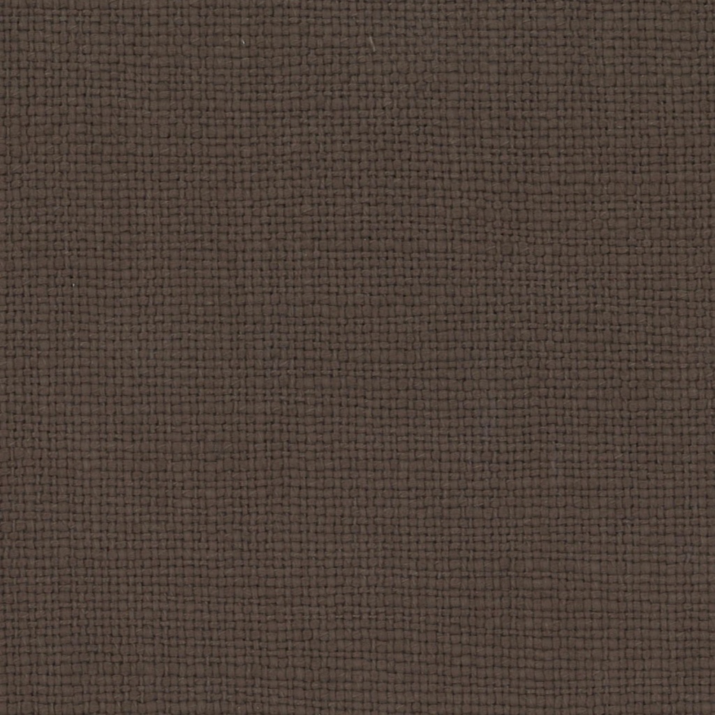 One seater - linen fabric - ADMIRAL042 - brown - Ø 52x62cm - p/1/1