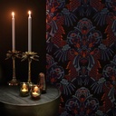 Palm table candle holder - metal - brass antique - small 29cm - p/2/12