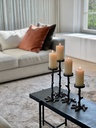 Branch candle holder for Ø7 - metal - black nickle - small Ø10 x 20cm - p/2/12