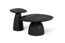 Coffe table foot big- wood & metal - black - 86x76x40cm - p/1/1