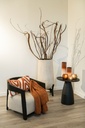 T-Light holder oval with ribble cutting amber big - Ø14x12x10cm - 2/12