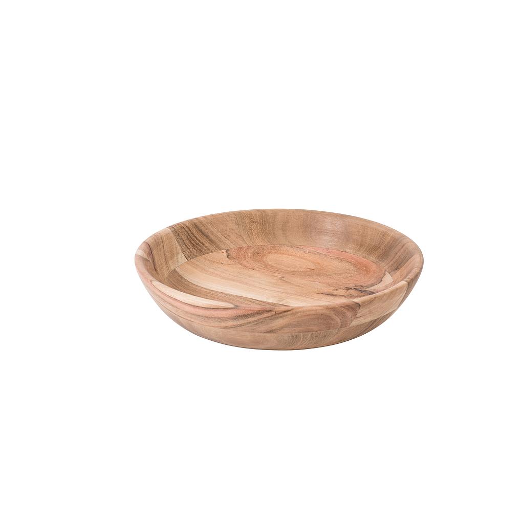 Salad Bowl - acacia wood -  natural - Ø 30x6,5cm - p/1/1