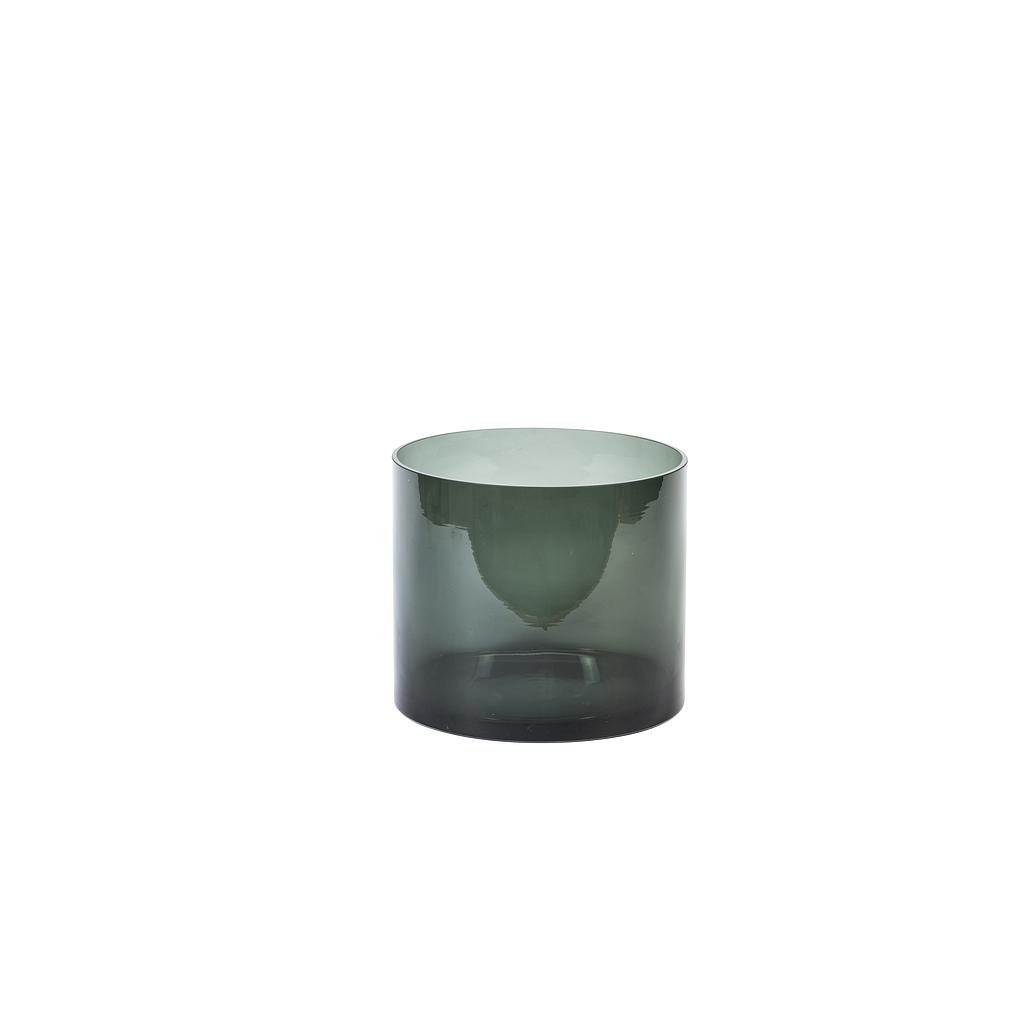 Hurricane - glass - smoke - XL Ø 35x30cm - p/1/1