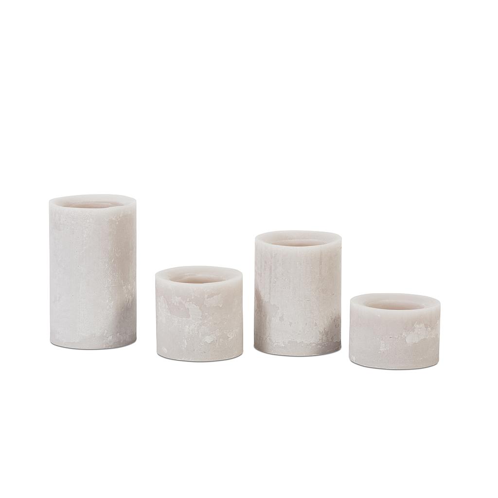 MINI SUPER CANDLE Ø 12cm - Ø 12 x 10 - 3 - int. cot. - p/12