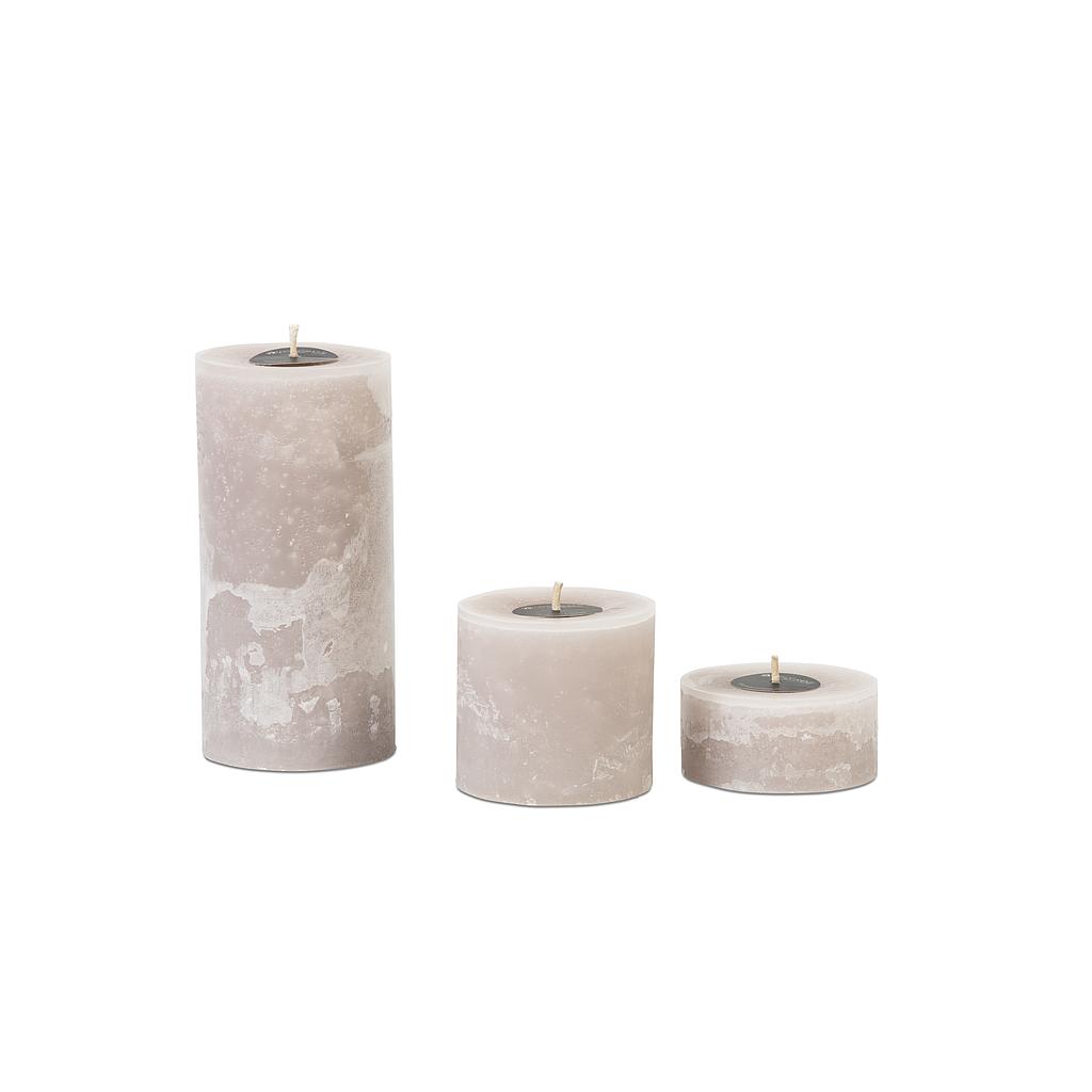 SUPER CANDLE Ø 15 cm - Ø 15 x 7 - 1 - ext. cot. - p/12