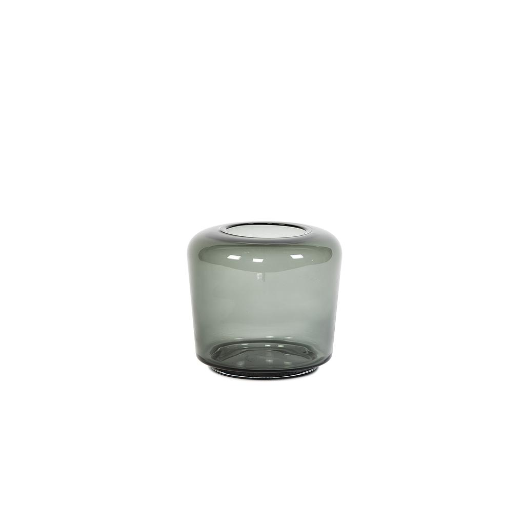 Hurricane for base TH1245 - glass - smoke - Ø 25,5x23cm - p/2/1