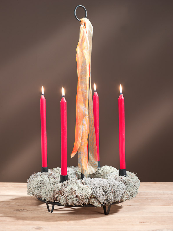 Garland holder with 4 candleholders - metal - * - *x*cm - p/*