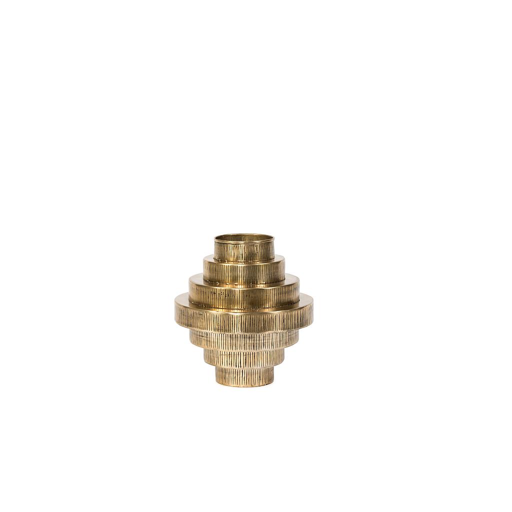 Stairvase - aluminium - antique gold - Ø 35x35cm - p/1/4