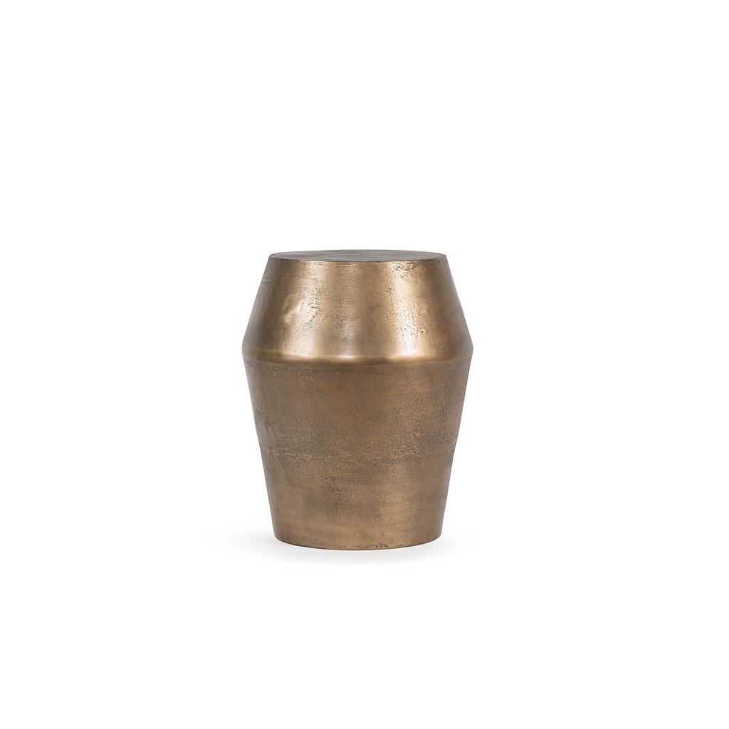 Sidetable - * - brass antique - Ø38 x 49cm - p/1