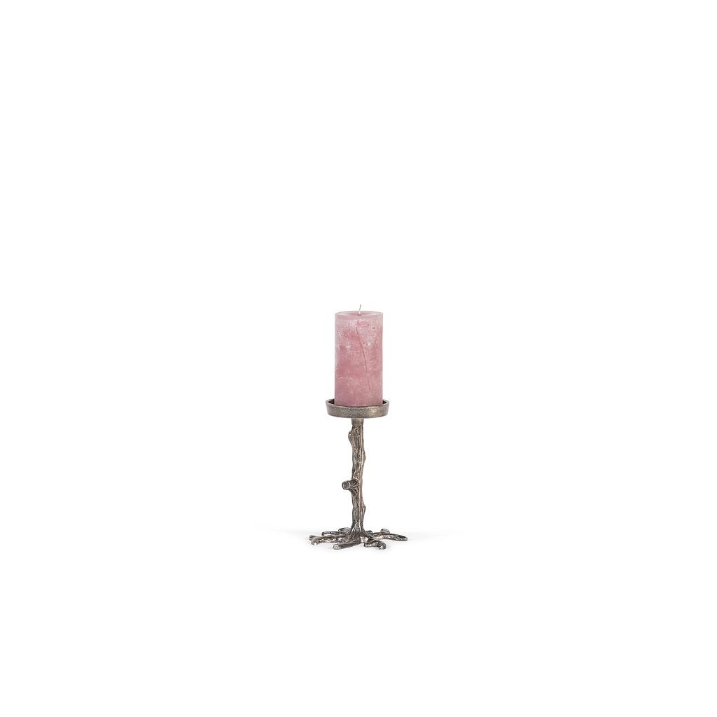Branch candle holder for Ø7 - metal - black nickle - small Ø10 x 20cm - p/2/12