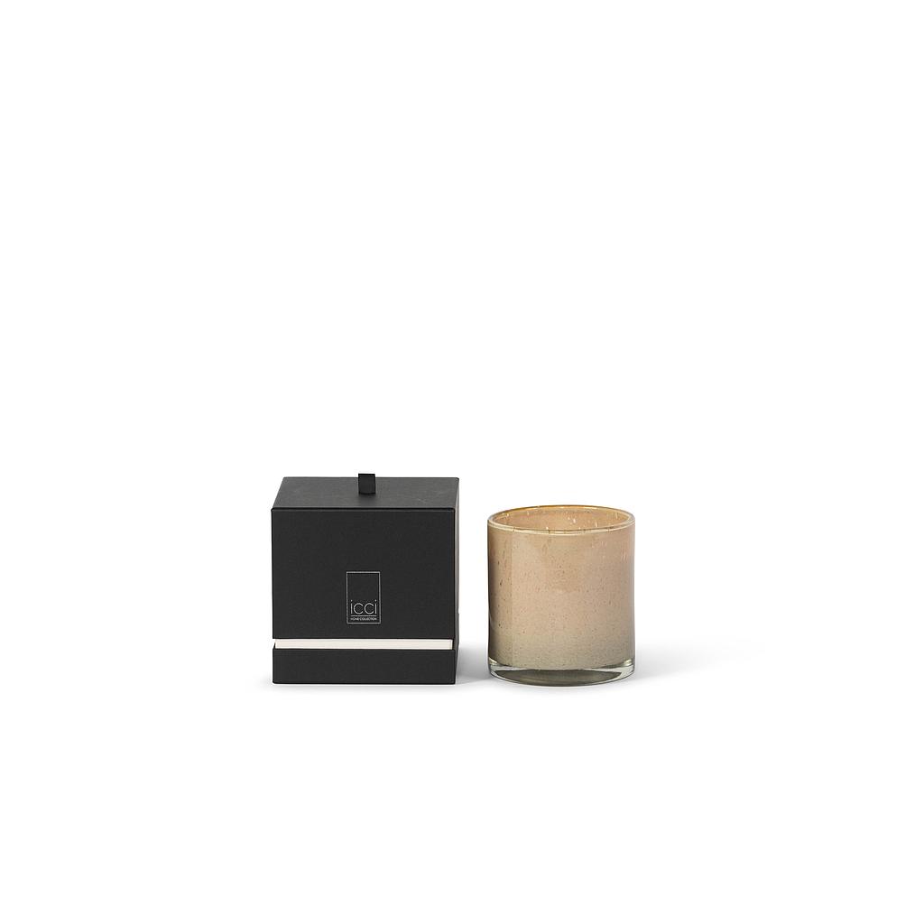 Cylindrical votive Honey - Ø14 x 15cm - 3 - int. cot. - p/4