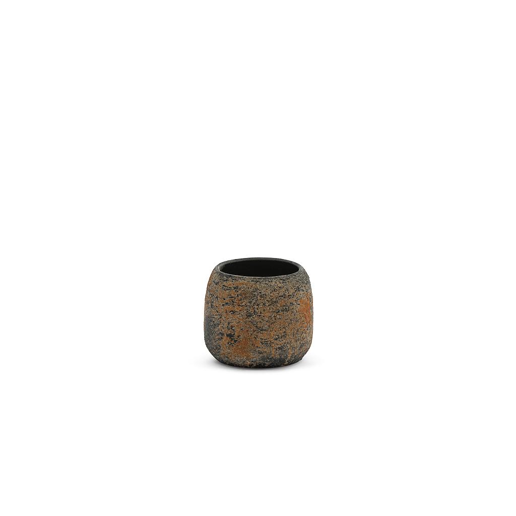 Flowerpot brown lava - terracotta - brown - Ø19 x 17cm - p 4
