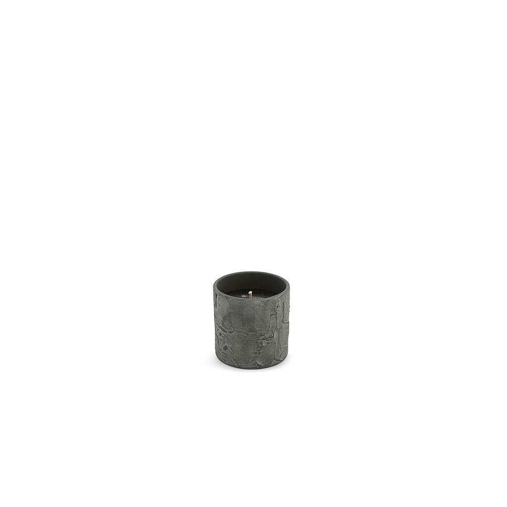 Outdoor candle cylindrical everest grey  - Ø14 x 14cm - 1 - ext. cot. - p/4