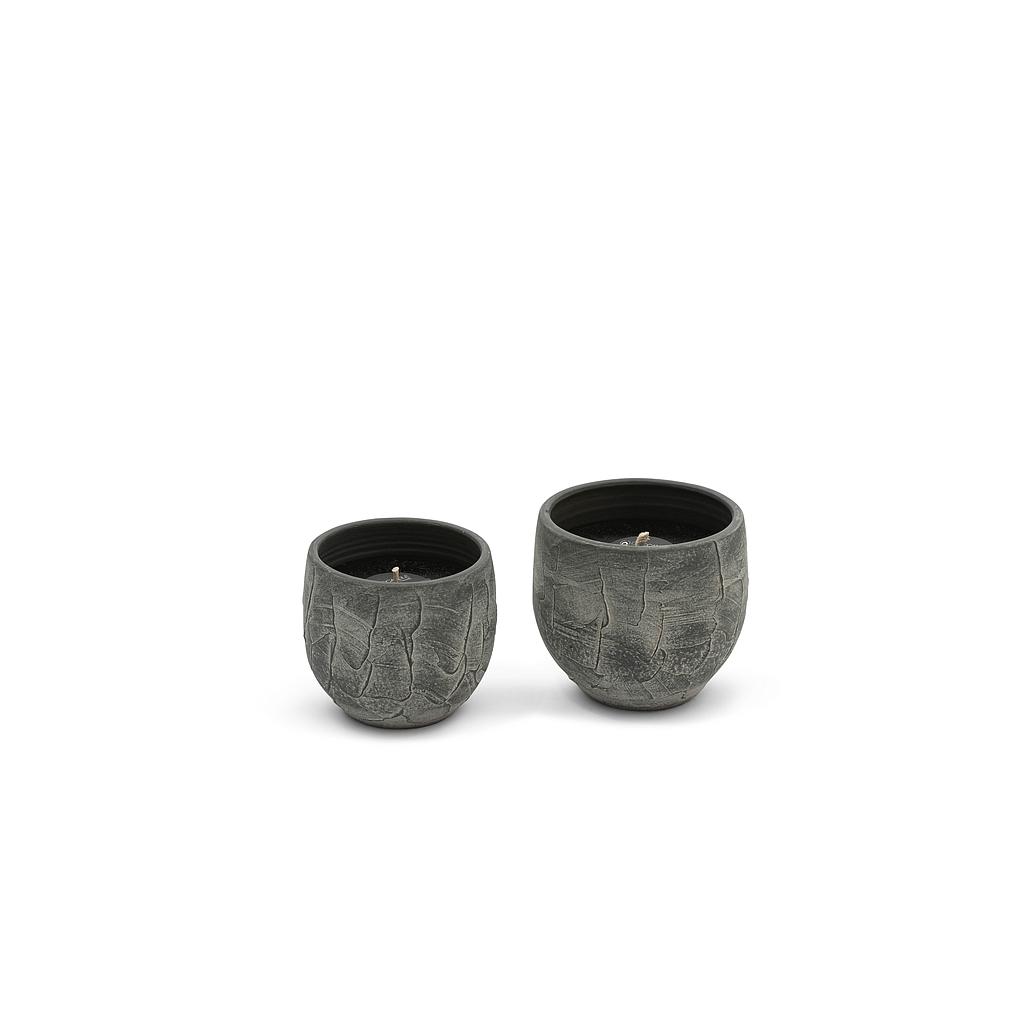 Outdoor candle rounded everest grey - Ø20 x 17 - ext.1 - p2
