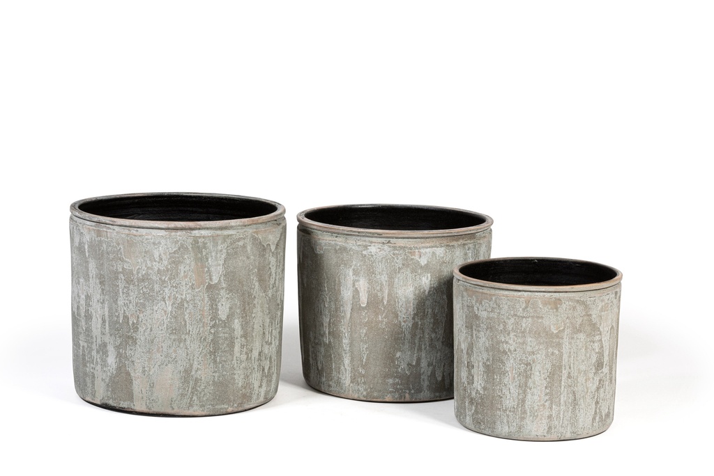 Flowerpot - terracotta - green - Ø29 x 26 - p 1