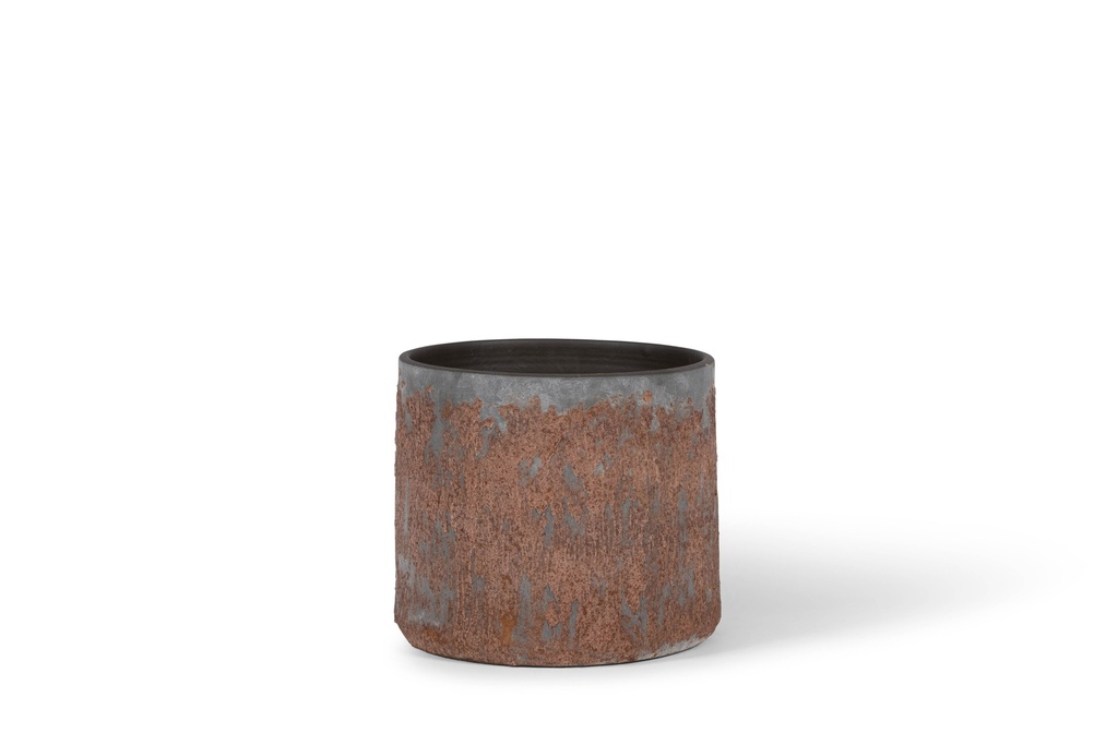 Flowerpot - terracotta - washed creme -Ø35 x 31- p 1