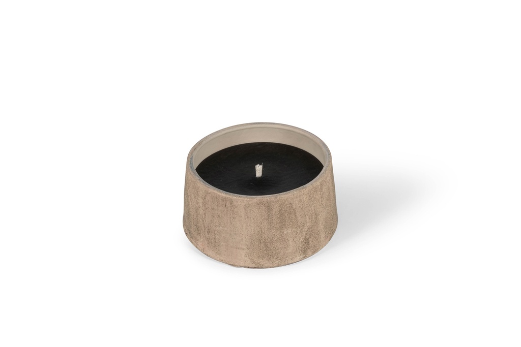 Camel terracotta outdoor candle bowl - Ø 23x11cm - 1 - ext. cot. - p /4
