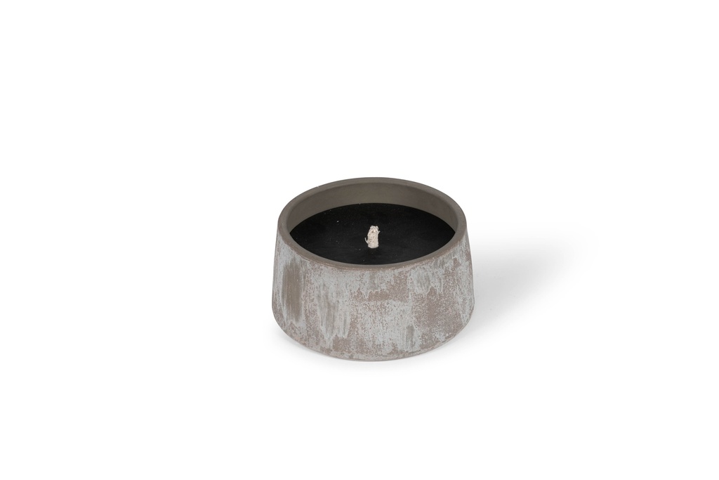 Beige terracotta outdoor candle bowl - Ø 23x11cm - 1 - ext. cot. - p /4