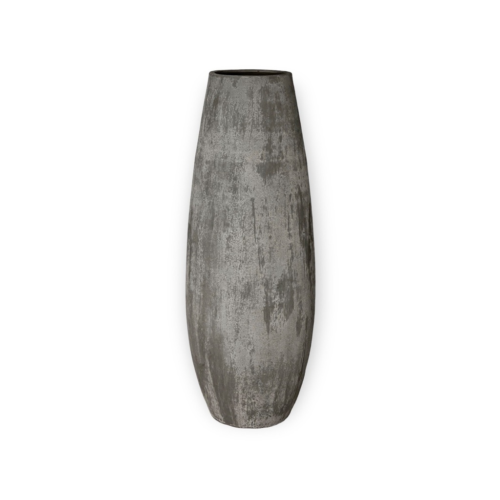 Vase terracotta - washed brown - Ø 26x70cm - p/1/1