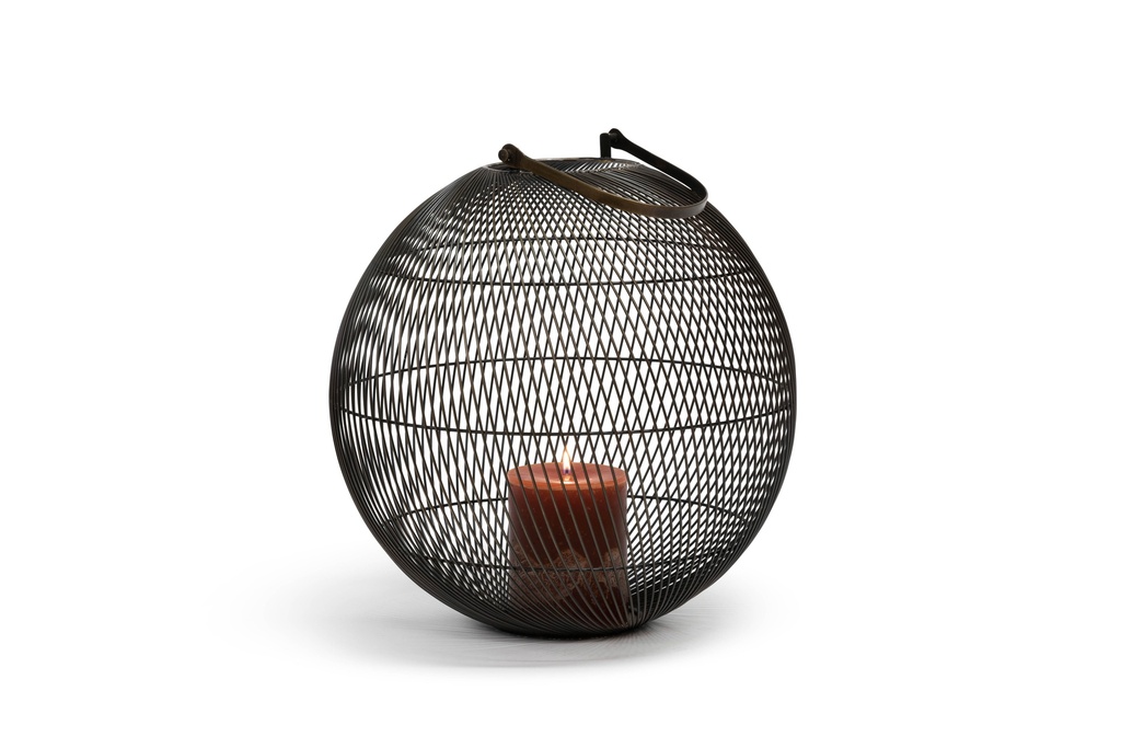 Hurricane diagonal wire - metal - brass antique - Ø46 x 48cm - p1/1