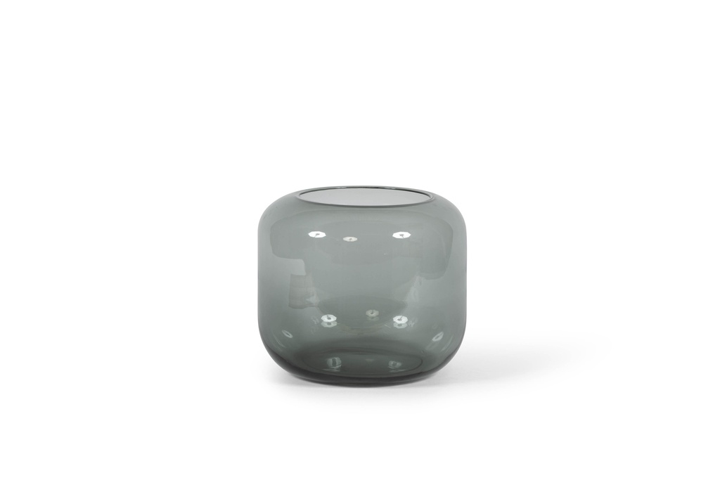 Bulb extra small - glass - smoke - Ø24x20cm - p/1