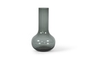 Chimney vase - glass - smoke - Ø28x 50cm - p/1