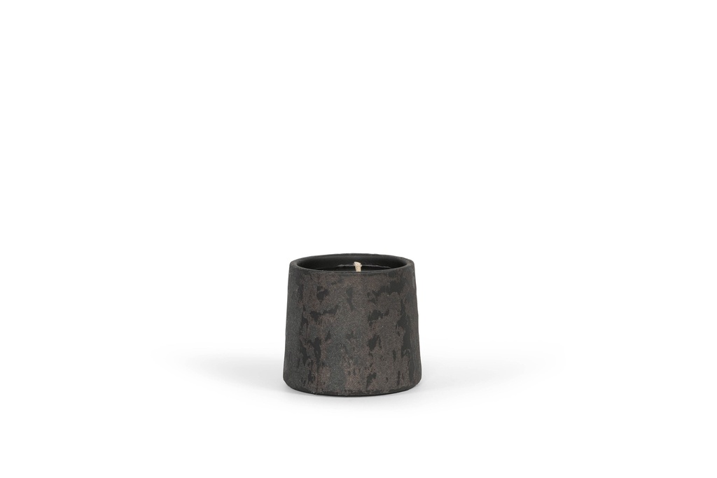 FLOWERPOT RUDE BLACK - Ø16x14cm - 1 - ext. cot.- p 6/1