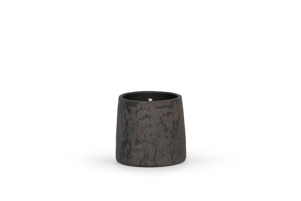 FLOWERPOT RUDE BLACK - Ø20 x 18cm - 1 - ext. cot.- p 4/1