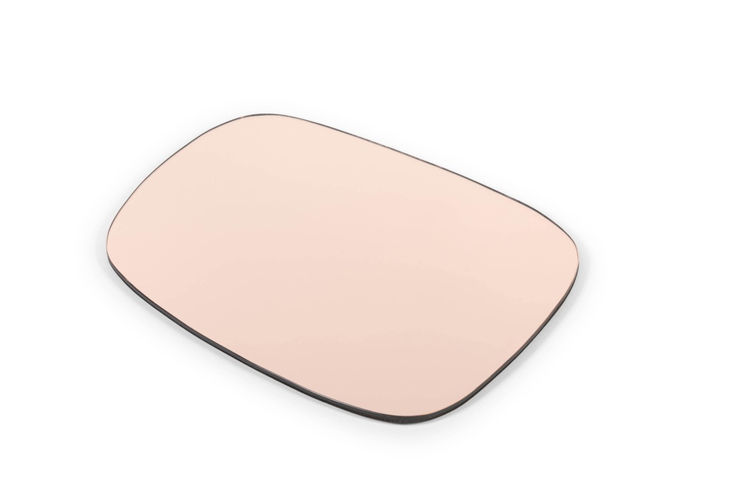 Organic mirror - glass - bronze glass - 41x30x1,5cm - p/1/4