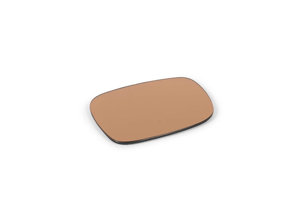 Organic mirror - glass - bronze glass - 25x33x1,5cm - p/1/6