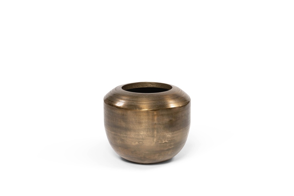 Planter- antique gold - Ø53x41cm - p/1/1