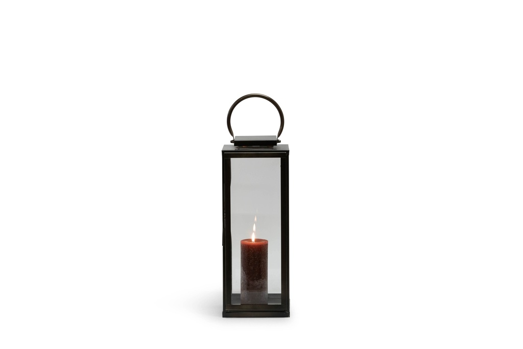 Lantern - stainless steel - bronze - 20x20x55cm - p 1/1