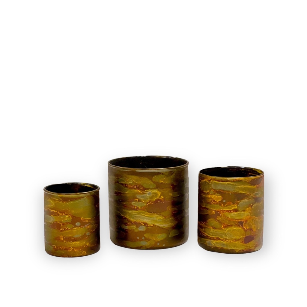 TLight - glass - gold marble - Ø 10x11cm - p 6/24