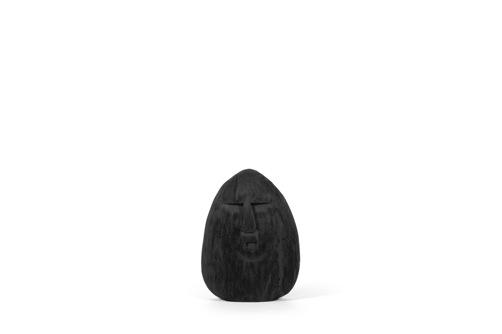 Face big - brushed mango wood - mat black - 22,5x6x28cm - p/2/8
