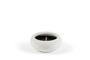 Bowl - creme - outdoor candle - Ø 28x10cm - 1 - ext. cot. - p /2