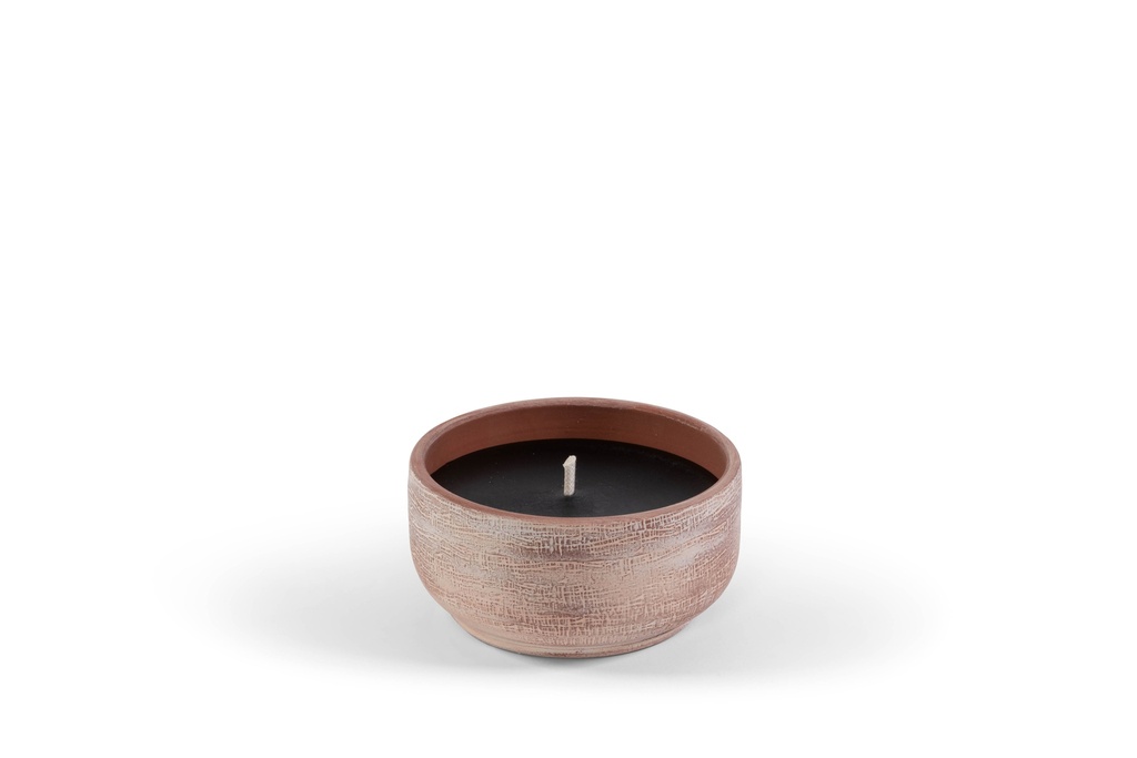 Bowl - terracotta - outdoor candle - Ø 23x11cm - 1 - ext. cot. - p /4