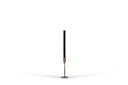 Handforged taperholder - brass antique - small - H 20cm - p/2/24