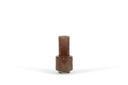 Thick reddish brown vase on base - big - Ø14x30cm - p/1/1