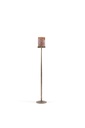 Handforged candle holder for Ø10 - brass antique - large - H 80 - p/2/4