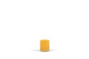 Thick votive cylinder - glass - yellow - Ø11x12cm - p/6