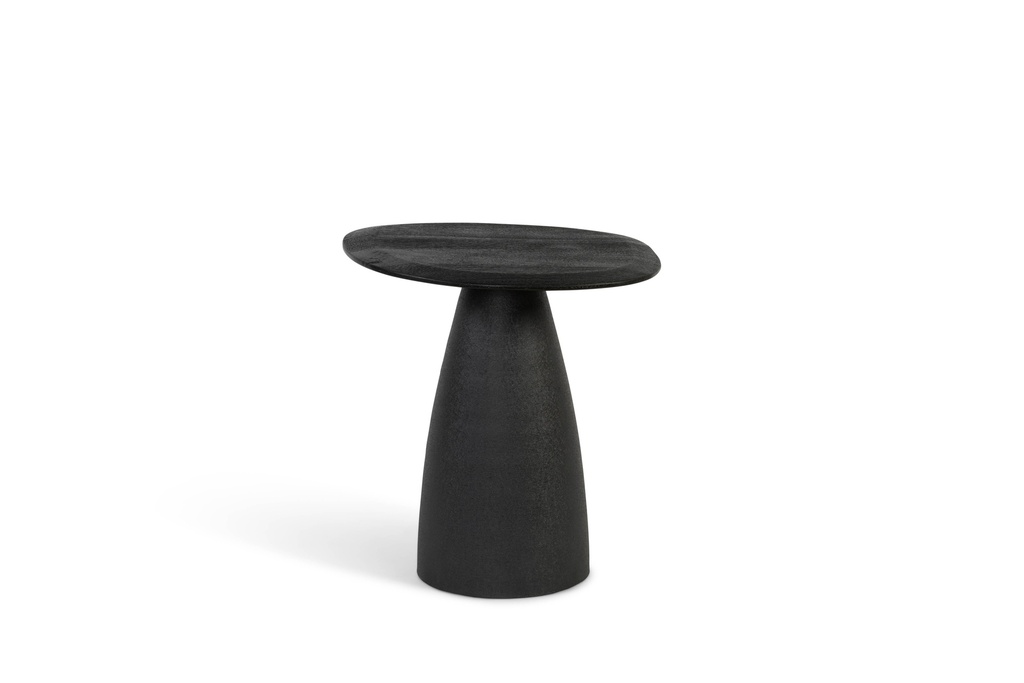 Coffe table foot small - wood & metal - black - 50x43x50cm - p/1/1