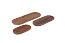 Wooden long tray natural oiled sheesham small - 20x11x1,5cm - p2/8