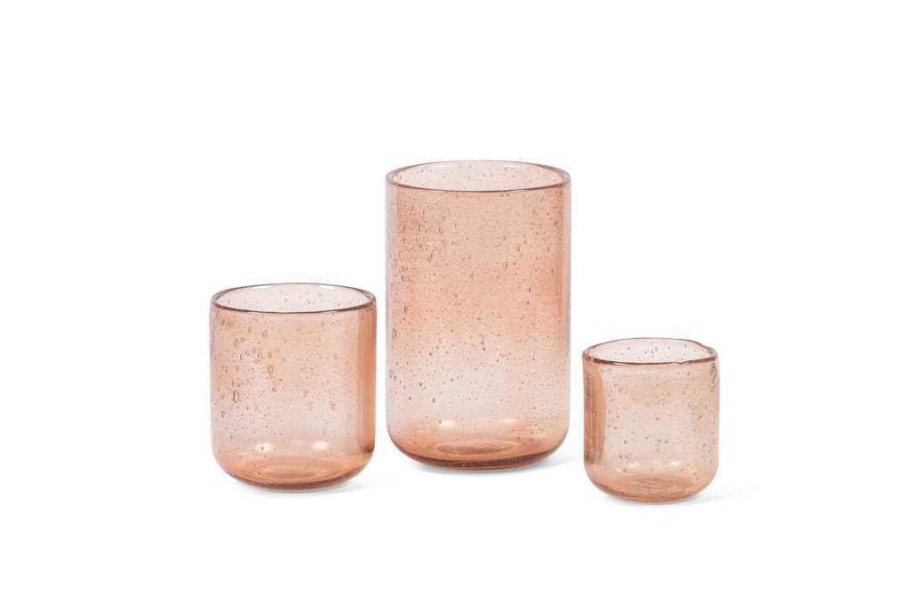 T-light holder bubble copper - Ø12 x 13cm - p4/16